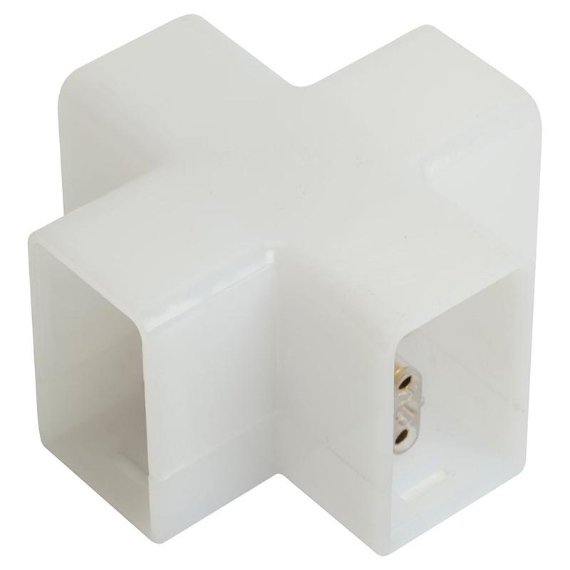 коннектор x-образный ld5058x для соединения светодиодных светильников al5058 feron 51733 от BTSprom.by