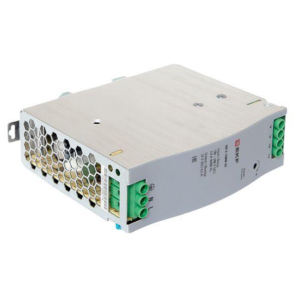  Блок питания на DIN-рейку 150Вт Uвх ~ 220В AC Uвых - 24В DC постоянного тока EKF DR-E-150W-24 фото в каталоге от BTSprom.by