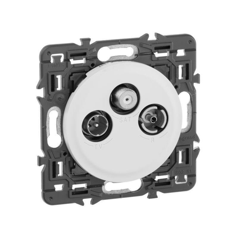  Панель лицевая Celiane для роз. R-TV/SAT бел. Leg 068285 фото в каталоге от BTSprom.by