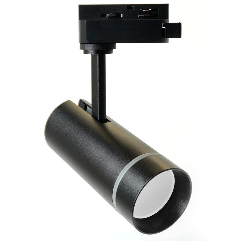 светильник светодиодный трековый на шинопровод 12вт 1080лм 4000к черн. 80град. al106 luna feron 32445 от BTSprom.by