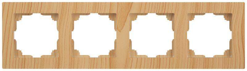 рамка 4-м сп accent 6-504-11 сосна intro б0063771 от BTSprom.by
