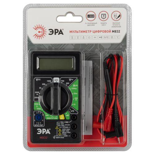  Мультиметр цифровой модель M832 Эра Б0055797 фото в каталоге от BTSprom.by