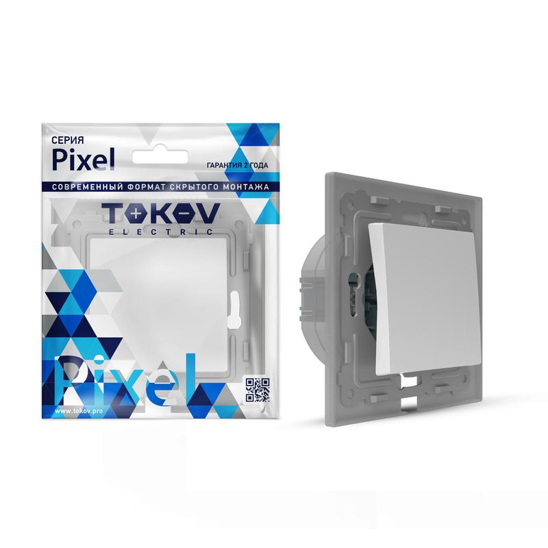 переключатель 1-кл. сп pixel ip44 механизм бел. tokov electric tke-px-p1-c01-ip44 от BTSprom.by