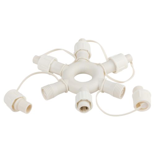  Разветвитель круговой 6 гнезд IP44 24В для гирлянд провод ПВХ Эра Б0051903 фото в каталоге от BTSprom.by