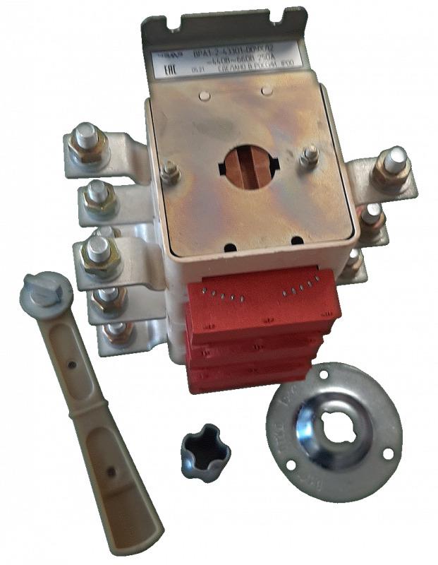 переключатель врубной трехполюсный 250а вра1-2-43301-00ухл2 iн 250а чэаз a8119-79685454 от BTSprom.by