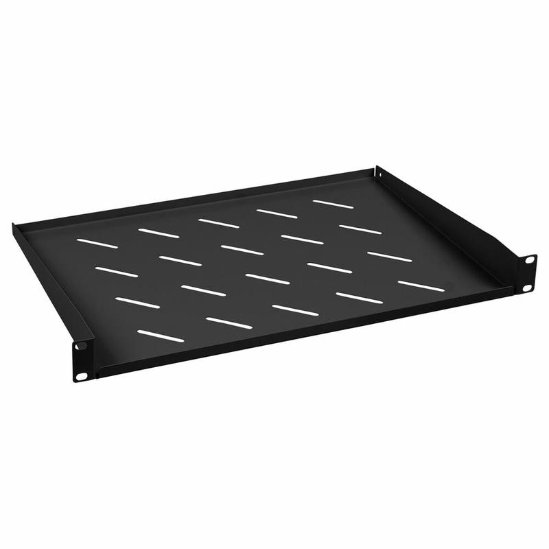 полка консольная перфорированная sh-j017-1u-315-bk 19дюйм 1u г=315мм ral 9004 черн. cabeus 8626c от BTSprom.by