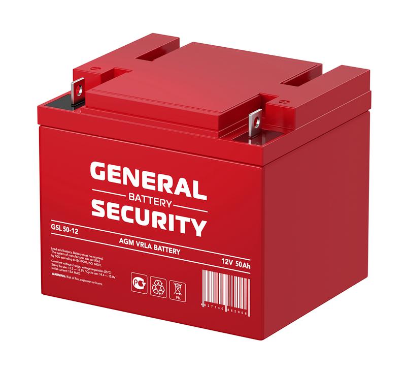  Аккумулятор 12В 50А.ч General Security GSL50-12 фото в каталоге от BTSprom.by