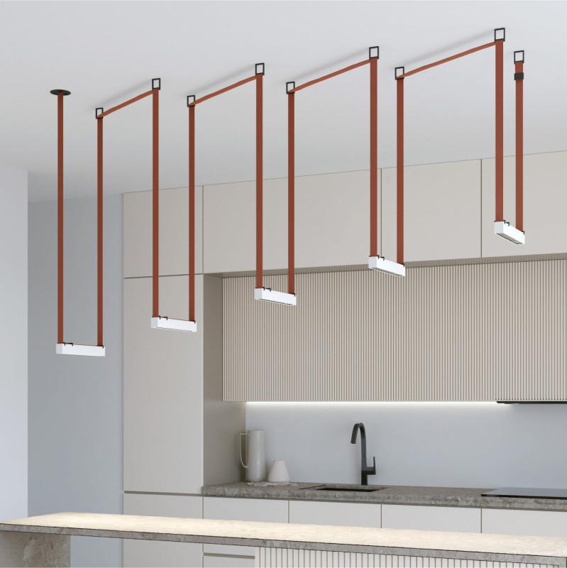  Светильник для трека-ремня Belty Grill 12Вт 4000К IP20 48В DC 323х40х45мм RA90 24град. со светодиодом алюм. бел. с черн. DENKIRS 723165 фото в каталоге от BTSprom.by