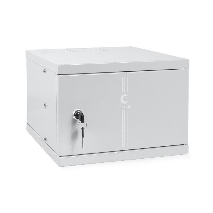 шкаф телекоммуникационный настенный wsc-4um 10дюйм 4u 326х300х225мм дверь метал. cabeus 7789c от BTSprom.by