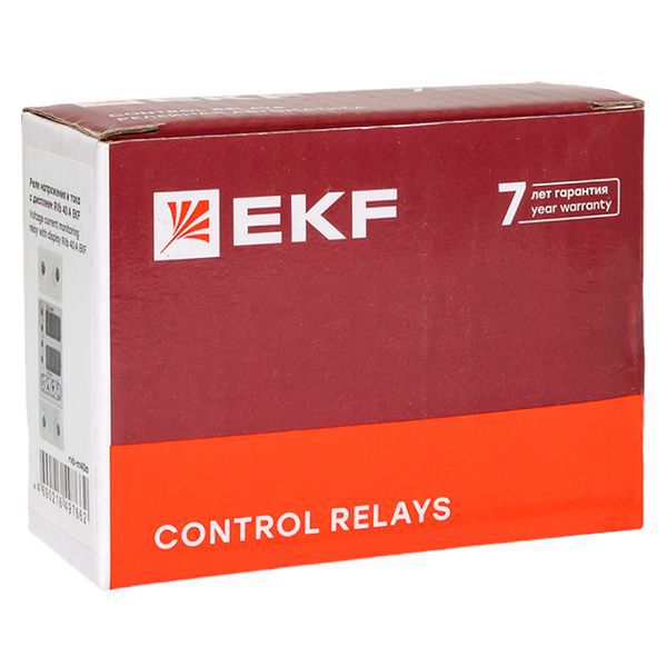  Реле напряжения и тока с дисп. RVb 40А EKF rvb-m40a фото в каталоге от BTSprom.by