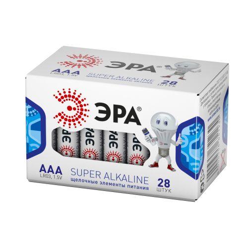 элемент питания алкалиновый aaa/lr03 lr03-28 box (уп.28шт) эра б0002909 от BTSprom.by
