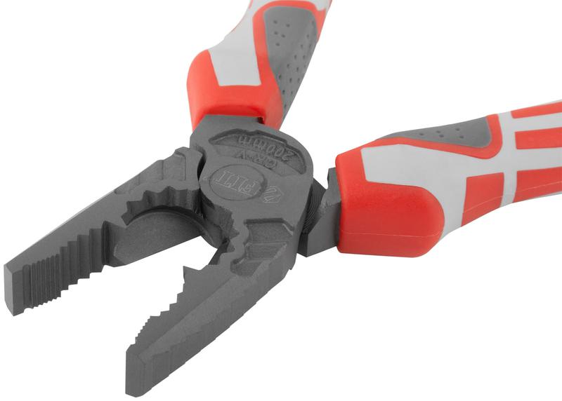  Плоскогубцы комбинированные "Эталон" CrV сталь ребра жесткости на губках тефлоновое покрытие 3К прорезиненные ручки 200мм FIT 50695 фото в каталоге от BTSprom.by