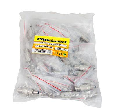  Переход гнездо F-штекер 3.5 мм mono PROCONNECT 05-4308-4 фото в каталоге от BTSprom.by