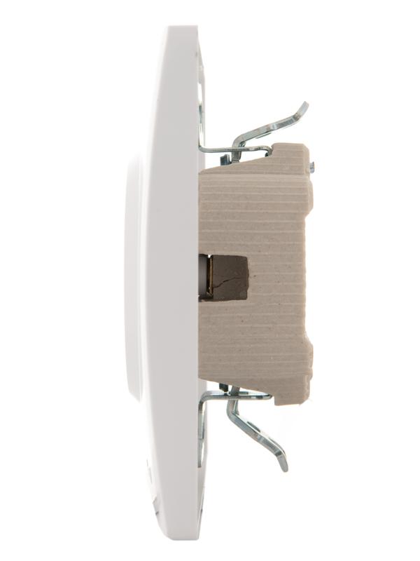  Розетка 2-м СП Karina 16А IP20 без заземл. керамика бел. LEZARD 707-0200-128 фото в каталоге от BTSprom.by