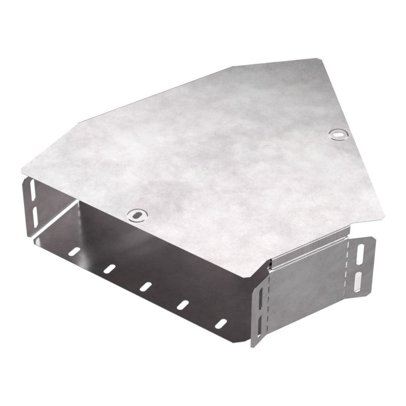 Угол для лотка горизонтальный 45град. 300х100 Стандарт с крышкой Промрукав PR16.0431 от BTSprom.by