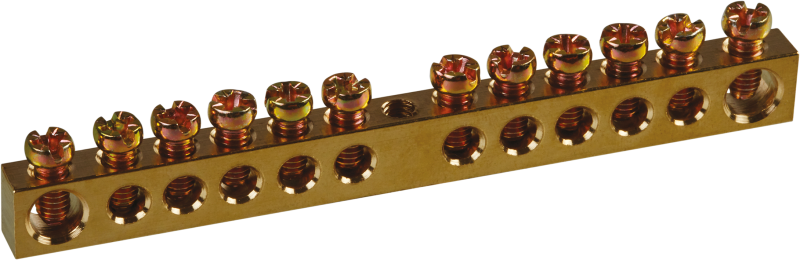 шина нулевая 90 716 obb-69-12-1 стандартная (без изоляторов) онлайт 90716 от BTSprom.by