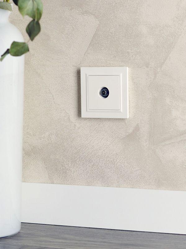  Розетка телевизионная оконечная TV СП Brite РТВ11-0-БрЖ механизм жемчуж. IEK BR-A10-O-K36 фото в каталоге от BTSprom.by