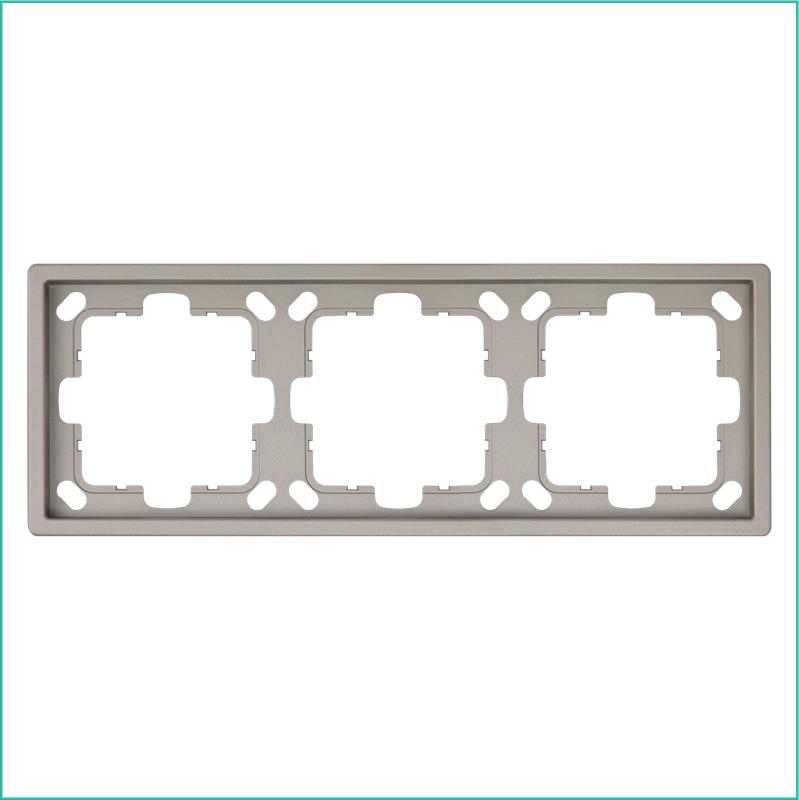 рамка 3-м сп fd бронза jasmart fd1003br от BTSprom.by