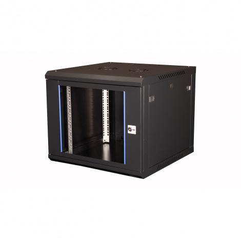 шкаф настенный 19дюйм 9u 600х600 дв. стекл. сер. datarex dr-600120 от BTSprom.by