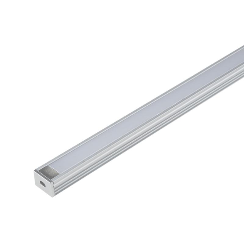 профиль алюминиевый для led ленты ufe-a10 silver 200 polybag накладной анодир. (дл.2м) uniel ul-00000604 от BTSprom.by