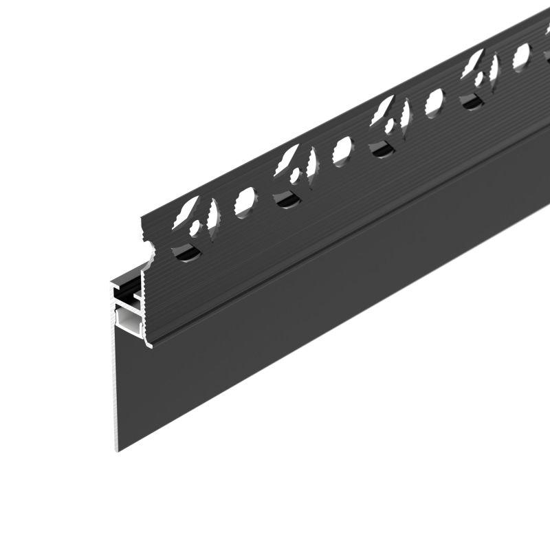 профиль plintus-fantom-h35-2000 black l2000 алюм. arlight 043665 от BTSprom.by