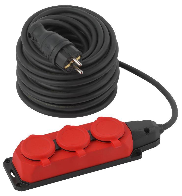 удлинитель 3х30м с заземл. ip44 кг 3х1.5 каучук uk-3e-3x1.5-30m-ip44(kg) эра б0057582 от BTSprom.by
