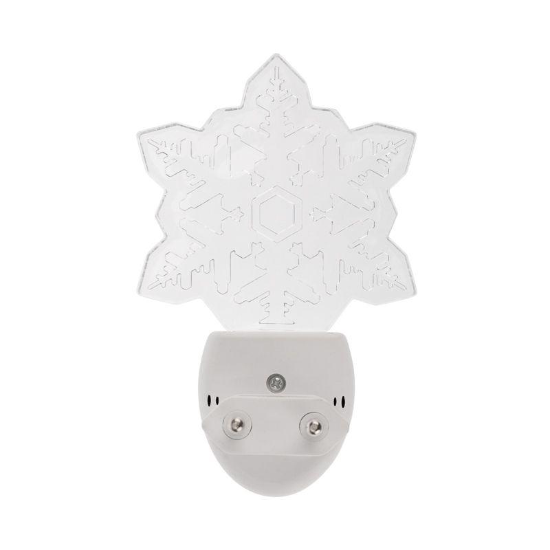  Ночник светодиодный СНЕЖИНКА ХАМЕЛЕОН мультиколор 7 цветов 230В Rexant 75-0317 фото в каталоге от BTSprom.by