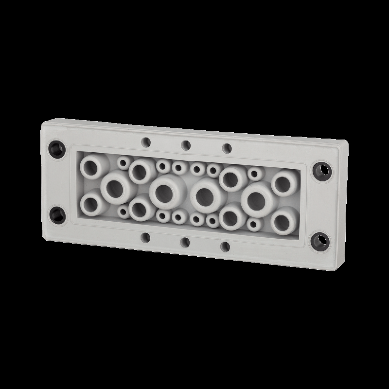 пластина для ввода кабеля 4х(9-16.2) 8х(7.2-12) 12х(3.2-6.5) mtc-dpz2424 овен 157669 от BTSprom.by