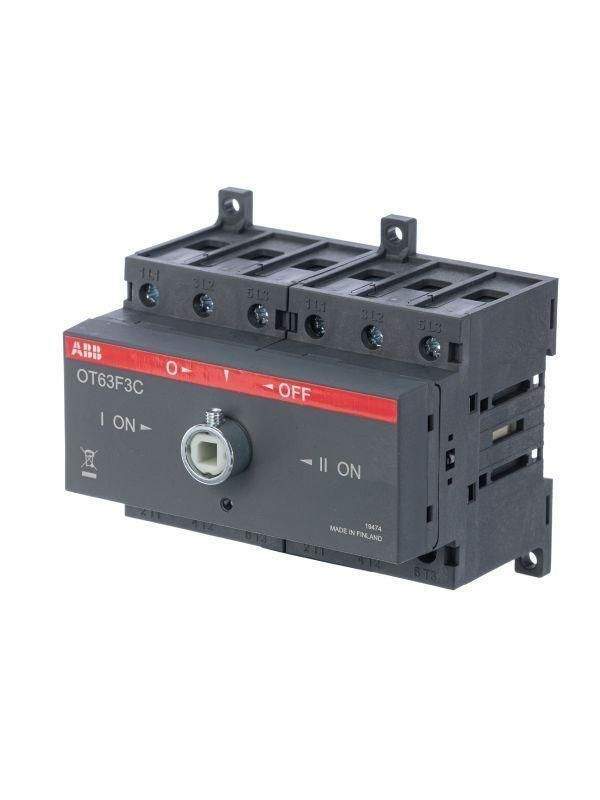 рубильник реверсивный ot63f3c 63а (45а ac23) abb 1sca105338r1001 от BTSprom.by
