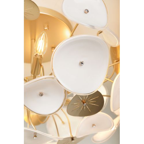  Люстра Albertina 4124-308 40Вт 8хE14 дизайн Rivoli Б0068077 фото в каталоге от BTSprom.by