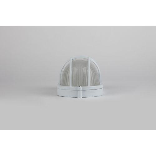  Светильник "Акватермо" НБП 04-60-002 max 60Вт E27 IP54 212х105 овал алюм./стекло решетка бел. Эра Б0048425 фото в каталоге от BTSprom.by