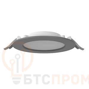 Светильник светодиодный DL-01 Slim 160мм 15Вт 4000К 176x39мм IP65/40 круглый встраив. с опаловым рассеив. RAL7045 сер. муар VARTON V1-RF-70083-10000-6501540 фото в каталоге от BTSprom.by  Светильник светодиодный DL-01 Slim 160мм 15Вт 4000К 176x39мм IP65/40 круглый встраив. с опаловым рассеив. RAL7045 сер. муар VARTON V1-RF-70083-10000-6501540 фото в каталоге от BTSprom.by