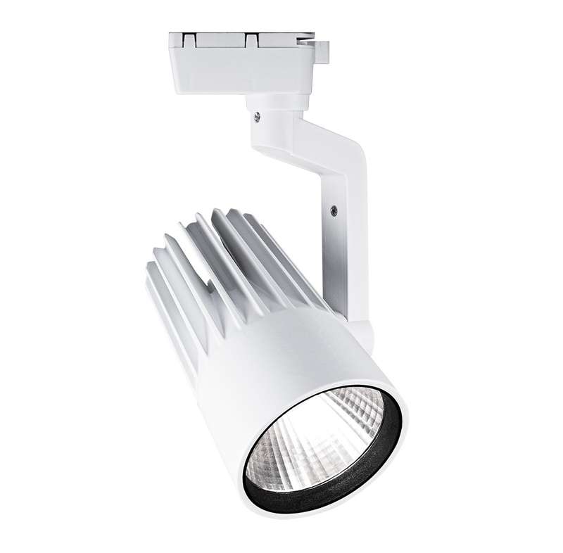 светильник светодиодный трековый ptr 0140-2 40вт 4000к ip40 24град. wh бел. pro jazzway 5022775 от BTSprom.by
