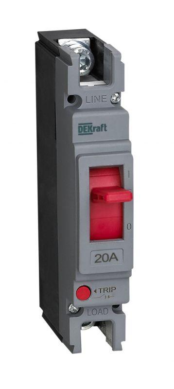 выключатель автоматический 1п 20а 20ка ва-301 dekraft 28004dek от BTSprom.by
