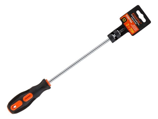 отвертка "+" №2 200мм ph startul profi (st3032-220) (крестовая phillips, рукоятка anti slip) st3032-220 от BTSprom.by