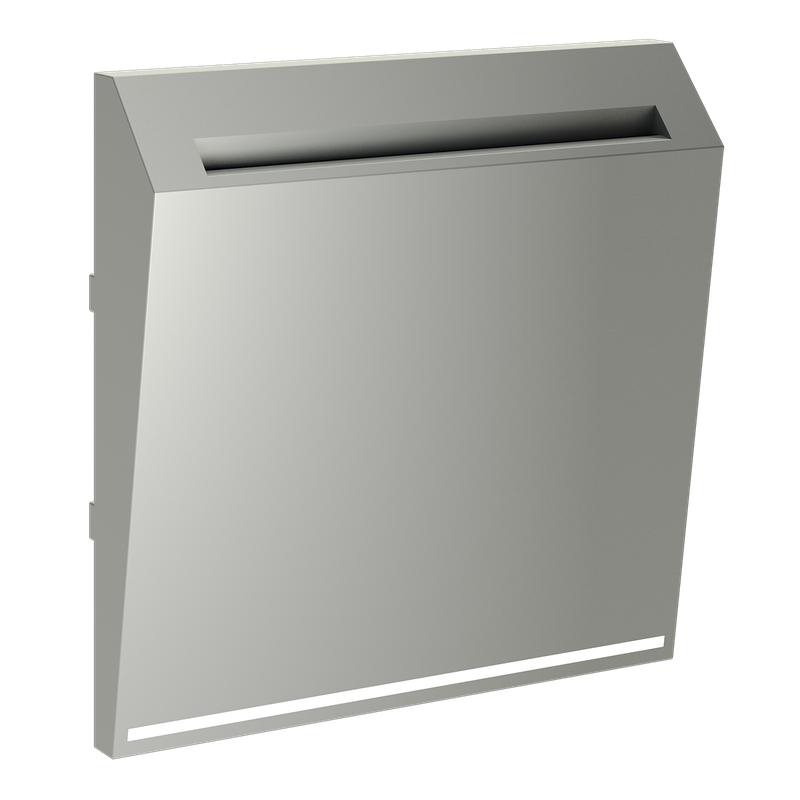 накладка для выключателя карточного s70 сталь voltum vls002605 от BTSprom.by