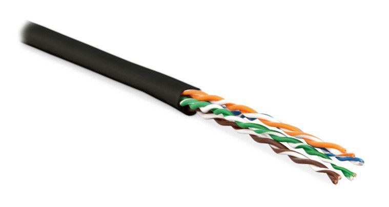 кабель витая пара u/utp кат.5e 4 пары 24 awg мж patch lszh нг(с)-hf uutp4-c5e-p24-in-lszh-bk-100 черн. (уп.100м) hyperline 243615 от BTSprom.by