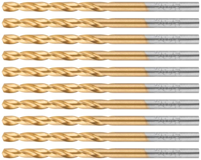 Сверло по металлу Profi с титановым покрытием 3.8х75мм (уп.10шт) Cutop 52-440 фото в каталоге от BTSprom.by