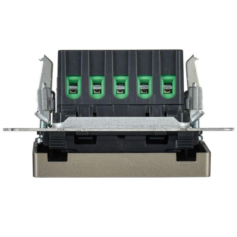  Кнопка звонка BRITE 10А ВС10-1-9-БрШ для отелей с индик. механизм шампань IEK BR-V14-2-10-K37 фото в каталоге от BTSprom.by