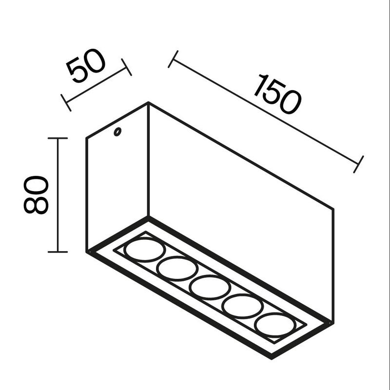  Светильник Ares 10Вт 3000К IP54 36град. потолочный Maytoni O309CL-L10GF3K фото в каталоге от BTSprom.by