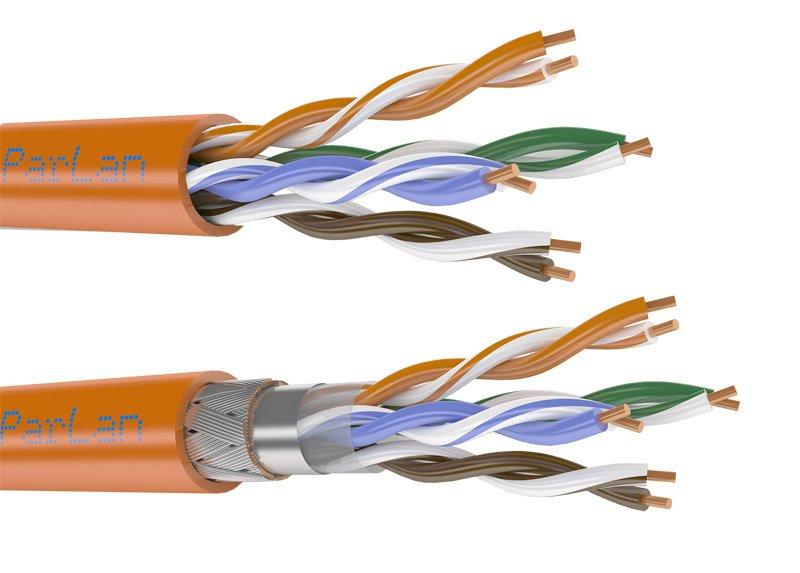 кабель витая пара parlan f/utp кат.5e 2х2х0.52 zh нг(а)-hf (lan) для структурир. систем связи (м) тпд паритет 250938 от BTSprom.by