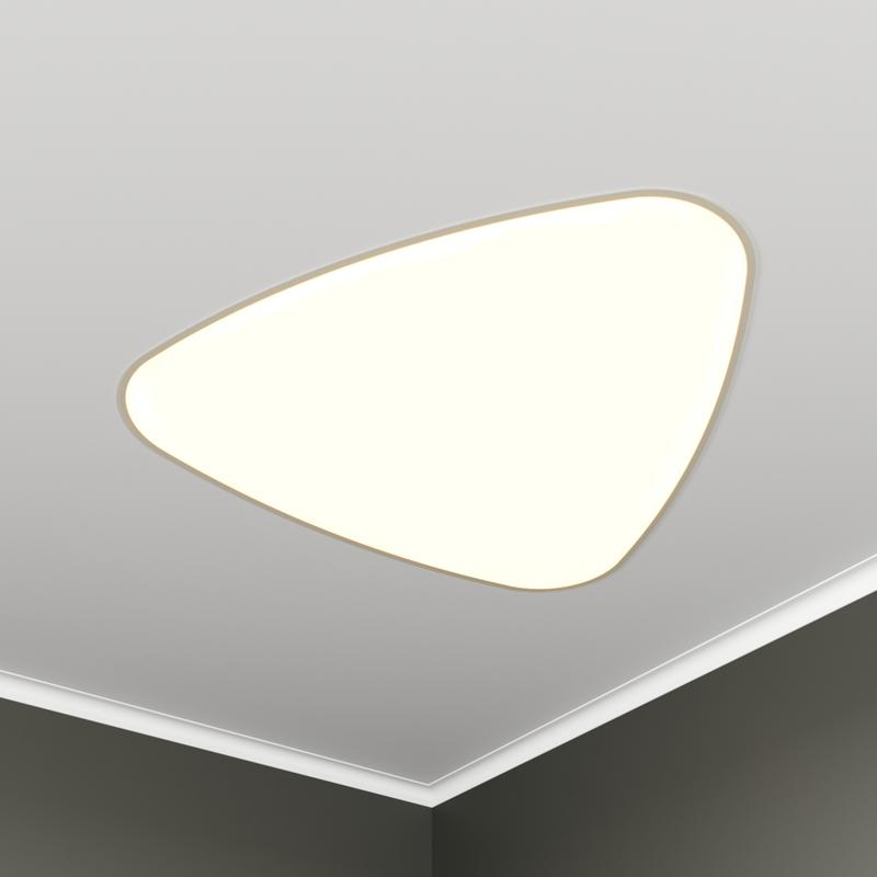 светильник светодиодный rve-lbx-litus-1530-v 185вт 4000к 1530х1455х120мм треугольник рело закругл. встраив. бел. rvelektro rve00003012 от BTSprom.by