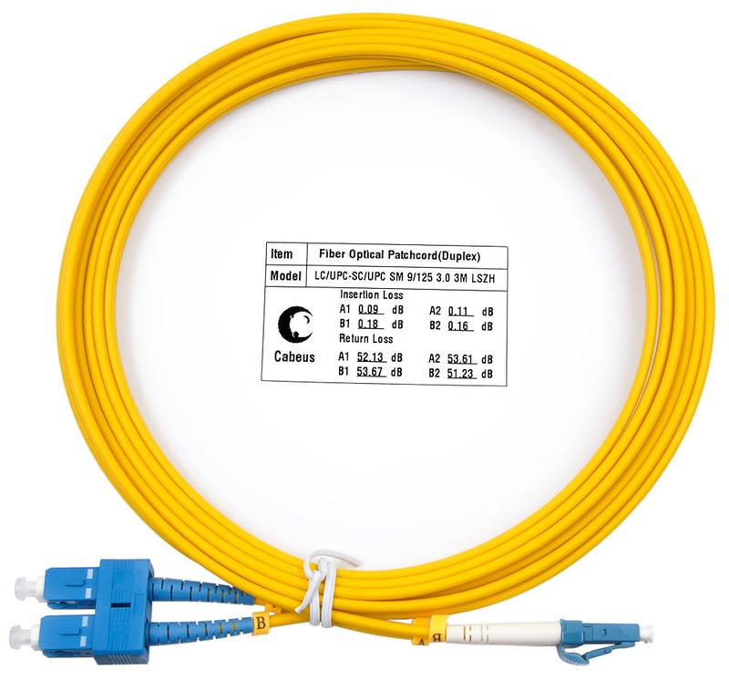 шнур оптический fop(d)-9-lc-sc-3m duplex lc-sc 9/125 sm 3м lszh cabeus 7354c от BTSprom.by