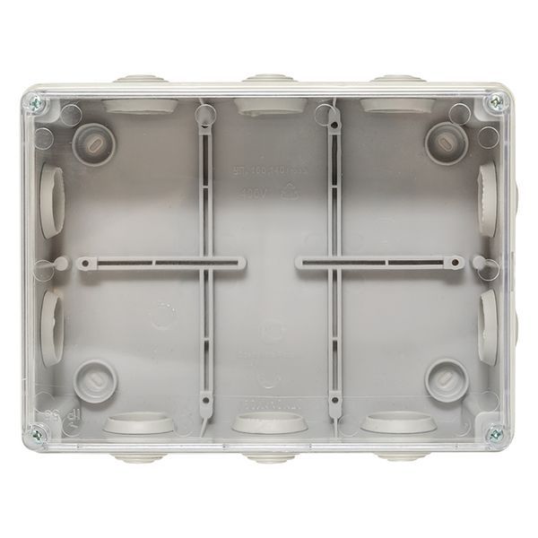  Коробка распаячная КМР-050-042пк пылевлагозащ. 190х140х70 10 мембранных вводов уплот. шнур прозр. крышка PROxima EKF plc-kmr-050-042pk фото в каталоге от BTSprom.by