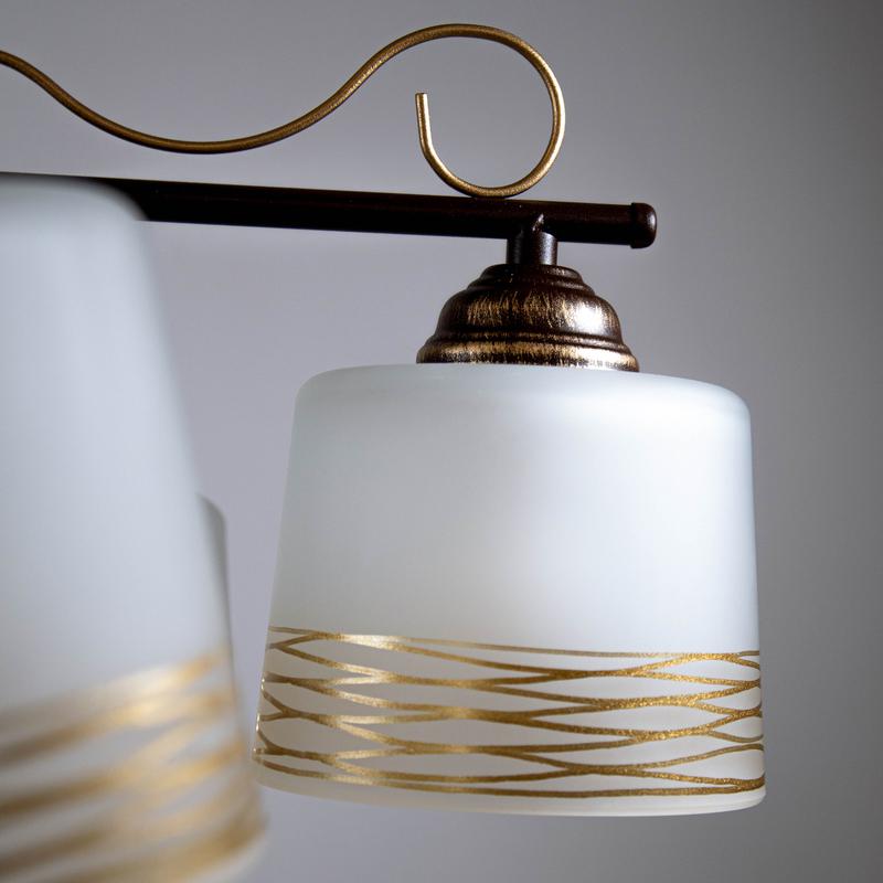  Светильник НПБ 01-5х60-151 (Плафон 00007) "Дус" 151 кор./зол. IP20 E27 (инд.упак.) Элетех 1005404056 фото в каталоге от BTSprom.by