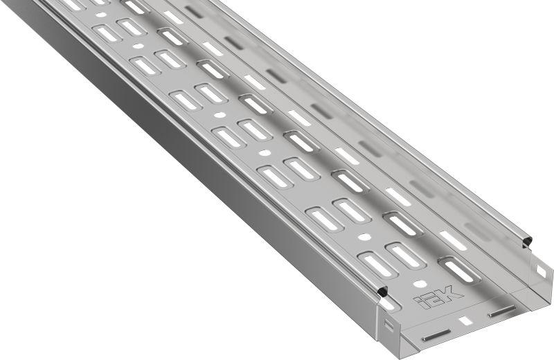 Лоток листовой перфорир. 150х50 L3000 сталь 0.45мм без боковой ESCA 3 IEK ES3-15-050-150-3-045 от BTSprom.by