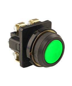 выключатель кнопочный ке-011 у3 исп.2 1но+1нз цилиндр 10а ip40 660в зел. электротехник et007259 от BTSprom.by