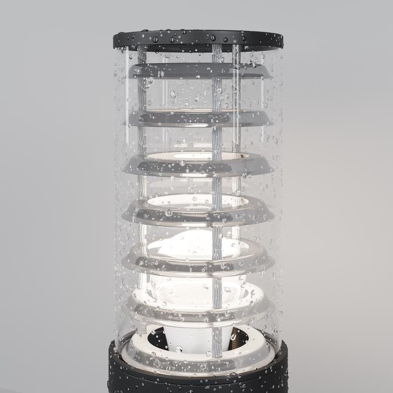  Светильник Bronx 1х60Вт E27 IP54 ландшафтный Maytoni O576FL-01B фото в каталоге от BTSprom.by