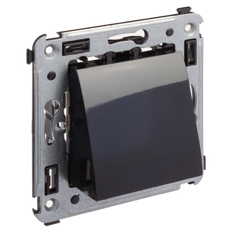  Вывод кабеля из стены "Avanti" "Черный квадрат" DKC 4402983 фото в каталоге от BTSprom.by