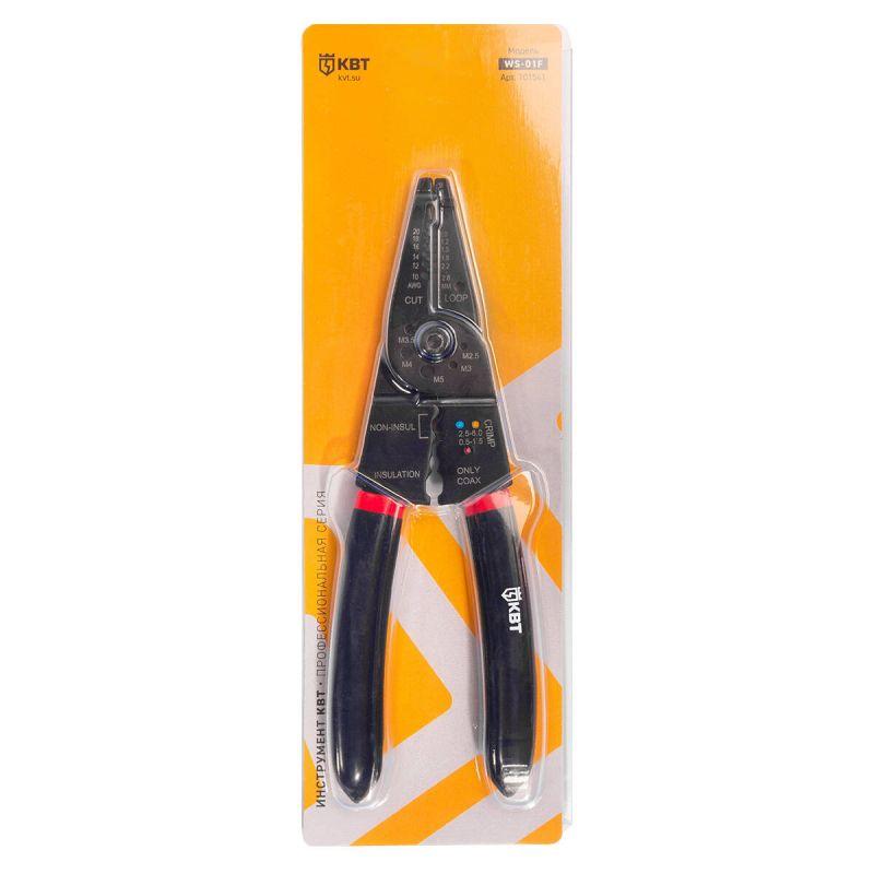  Инструмент для снятия изоляции WS-01F ПРОФИ КВТ 101541 фото в каталоге от BTSprom.by
